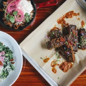 ribs-frito-pie-kale-salad-orenells-barbecue
