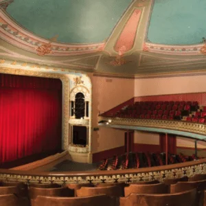 Photo of the historic theater in the Music Hall