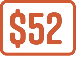 $52 menu