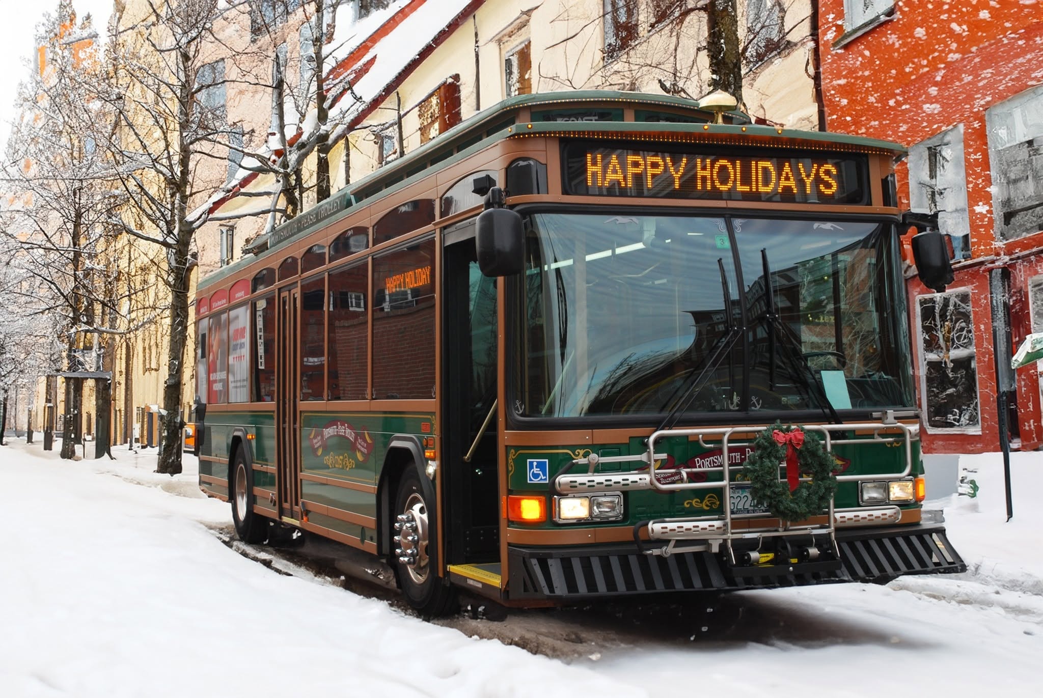 Vintage Christmas shuttle