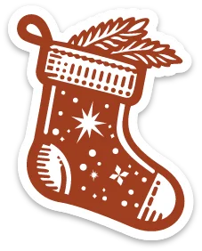 Vintage Christmas stocking